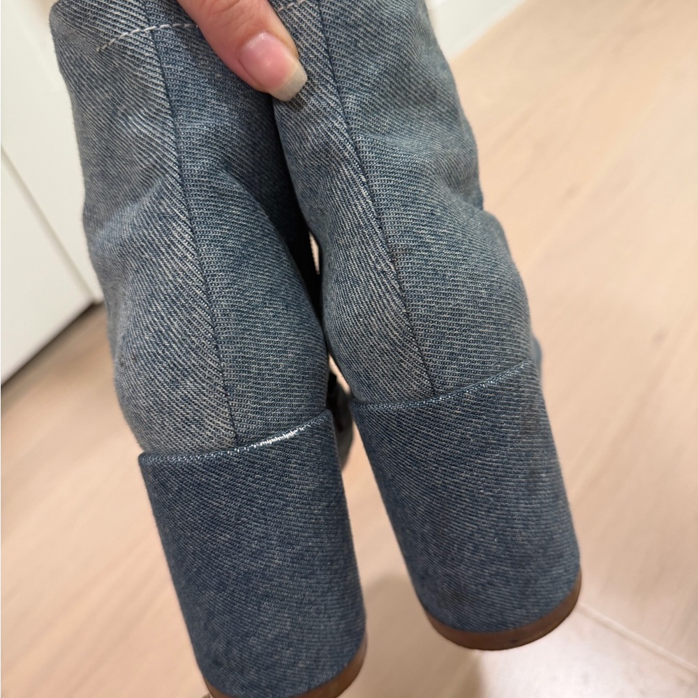 MM6 Margiela Blue Denim Ankle Boots / SUPER Rare Item🤍🌟 - Picture 4 of 4